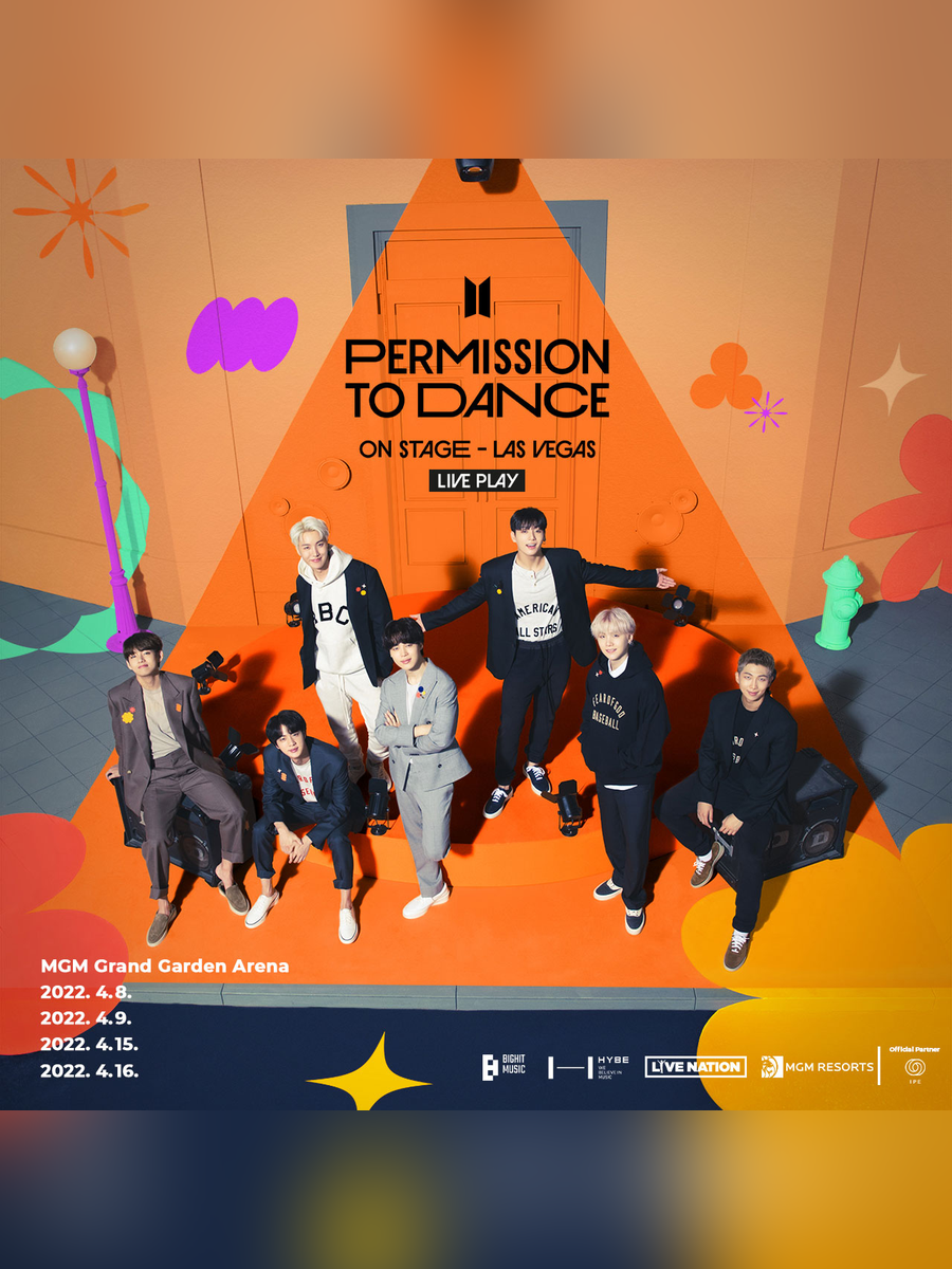 BTS Permission To dance in Las Vegas [LIVE PLAY]